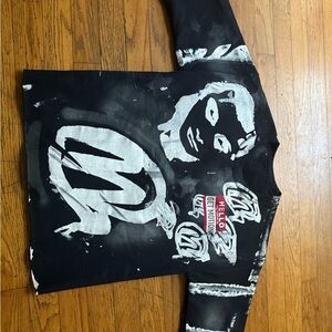 Black and White Graphic Sweatshirt